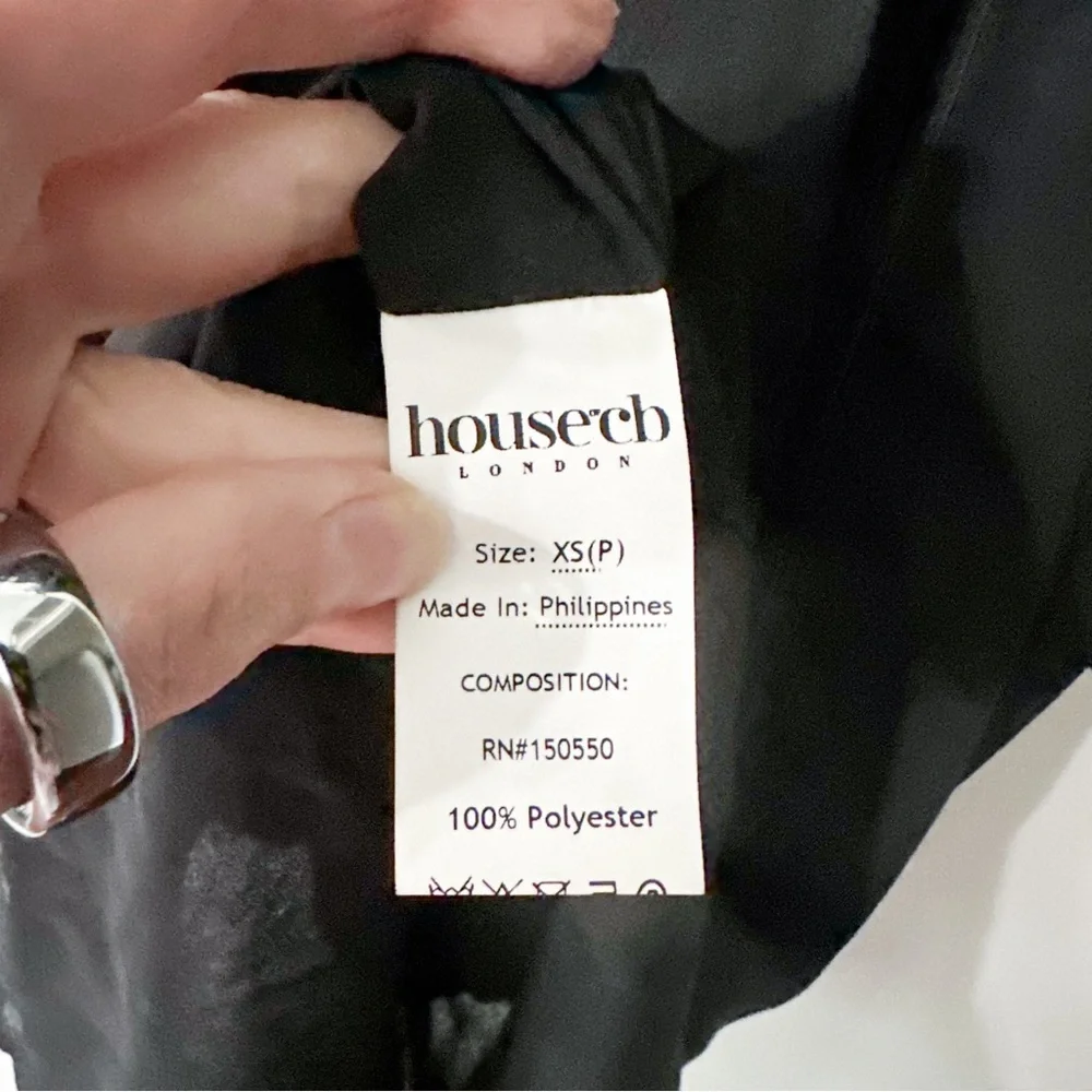 House of CB Ophelia Midi Dress Cutout Black Size XS Plus Cup NWT - Picture 10 of 16